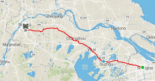map nanjing spring