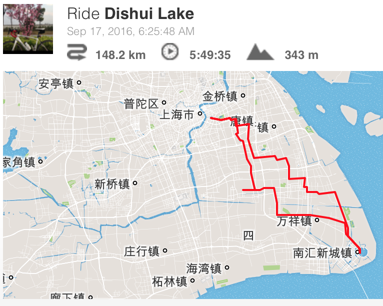 Dishui Lake – the big circle in pudong