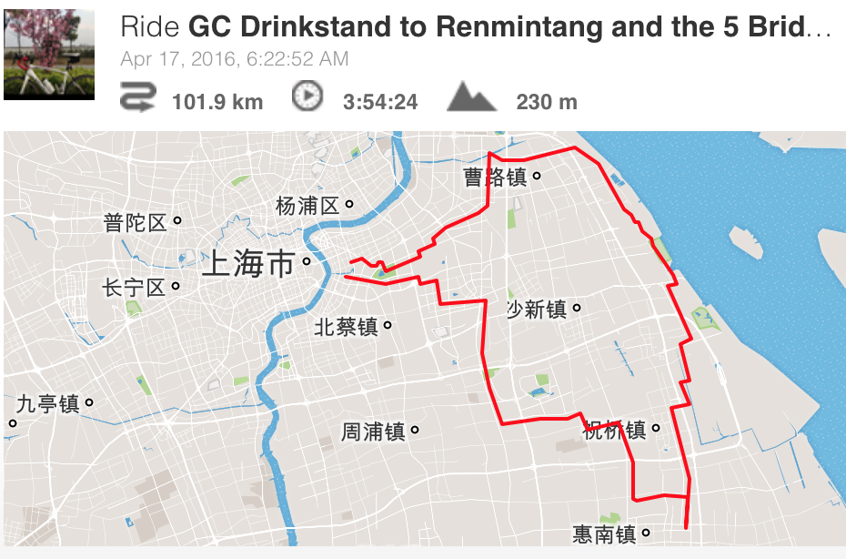 Pudong Cycling Saturday GC