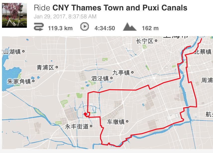 Pudong to Thames Town and back via the Puxi Canals
